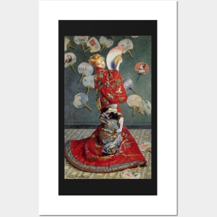 UntitledMadame Monet in a Japanese kimono - Claude Monet Posters and Art